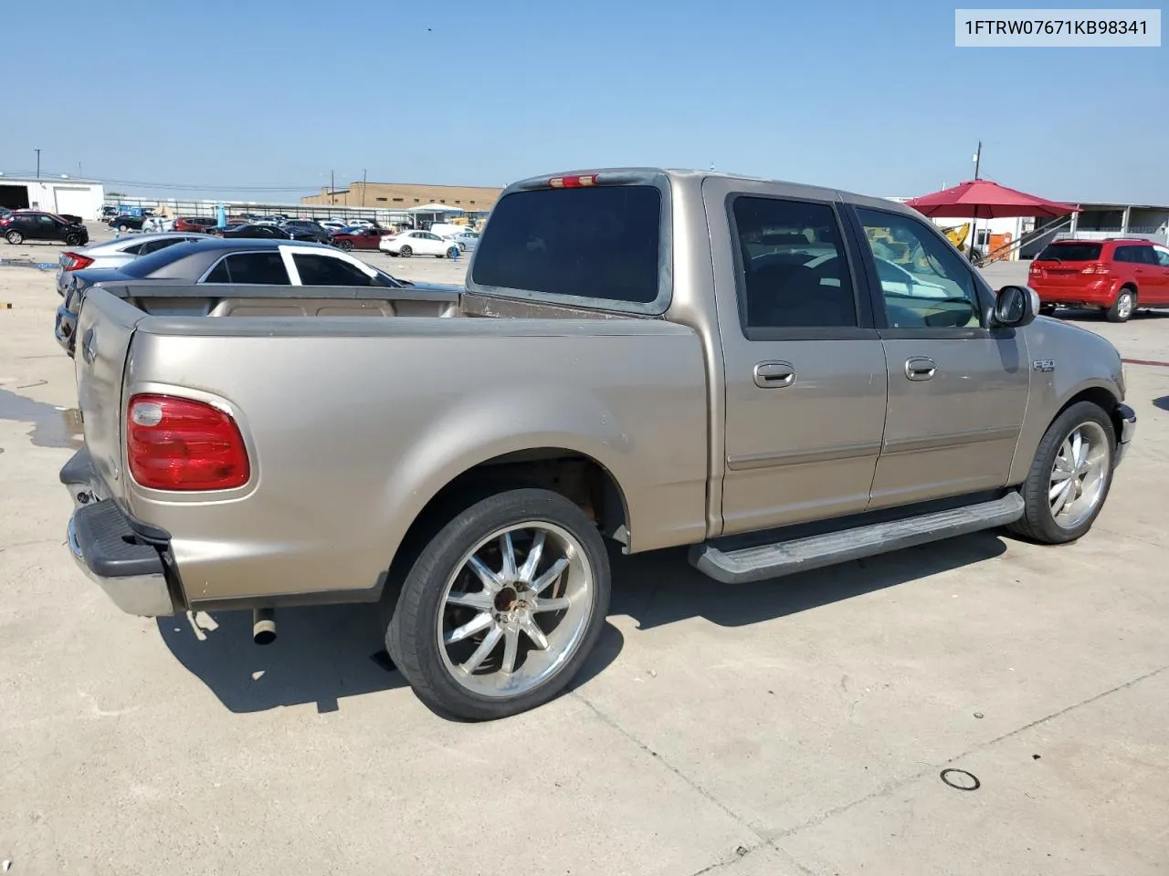 2001 Ford F150 Supercrew VIN: 1FTRW07671KB98341 Lot: 71662464