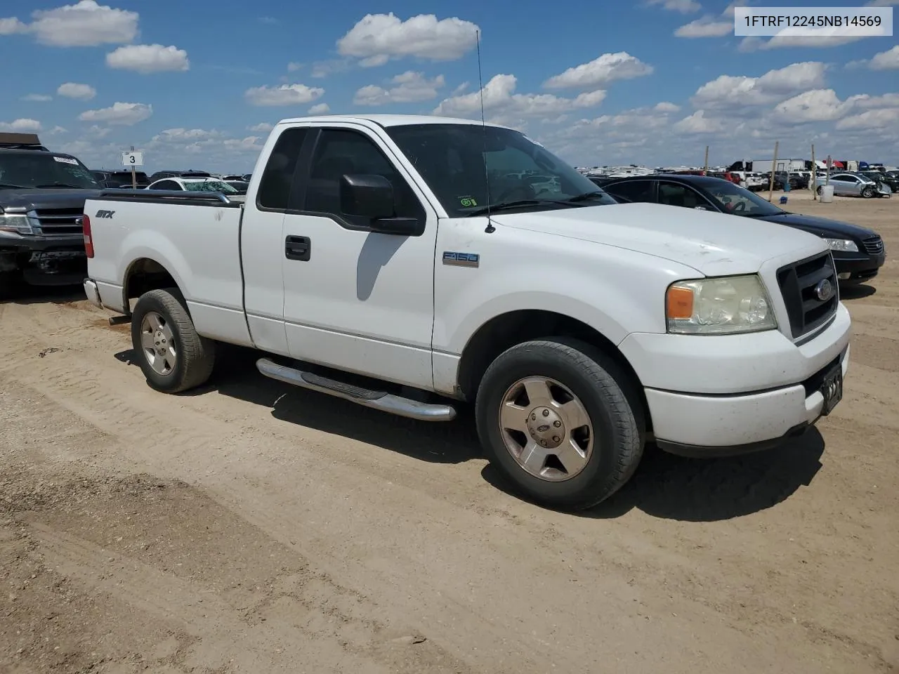 2005 Ford F150 VIN: 1FTRF12245NB14569 Lot: 63001624