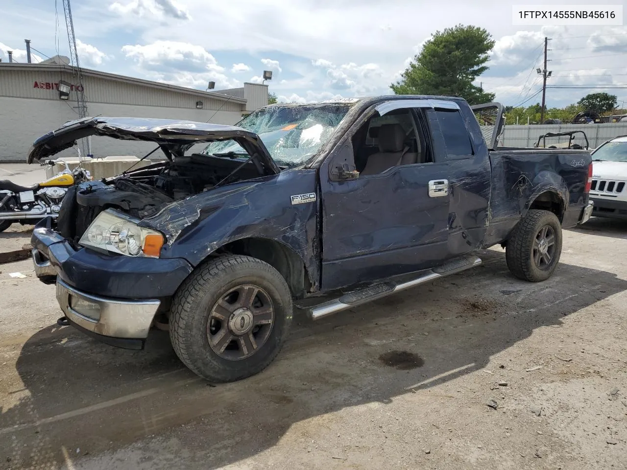 2005 Ford F150 VIN: 1FTPX14555NB45616 Lot: 67569104