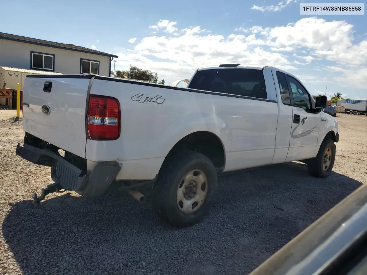 2005 Ford F150 VIN: 1FTRF14W85NB86858 Lot: 70696234