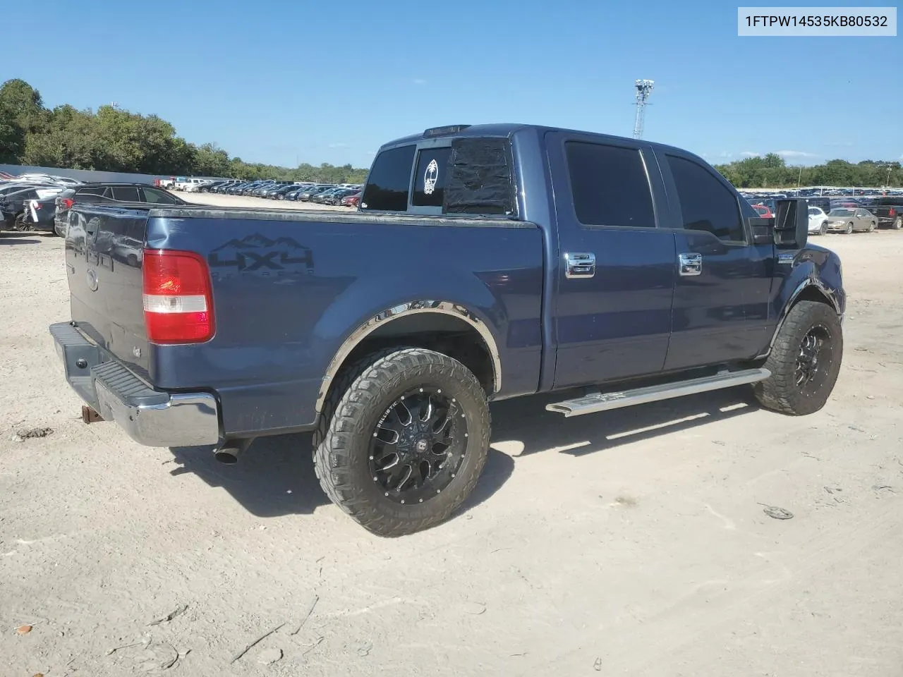 2005 Ford F150 Supercrew VIN: 1FTPW14535KB80532 Lot: 72202994