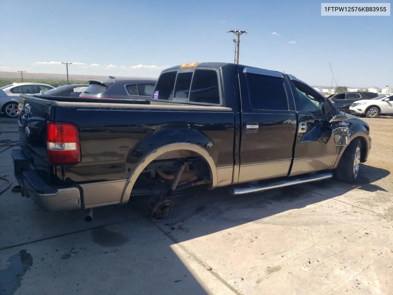 2006 Ford F150 Supercrew VIN: 1FTPW12576KB83955 Lot: 70431434