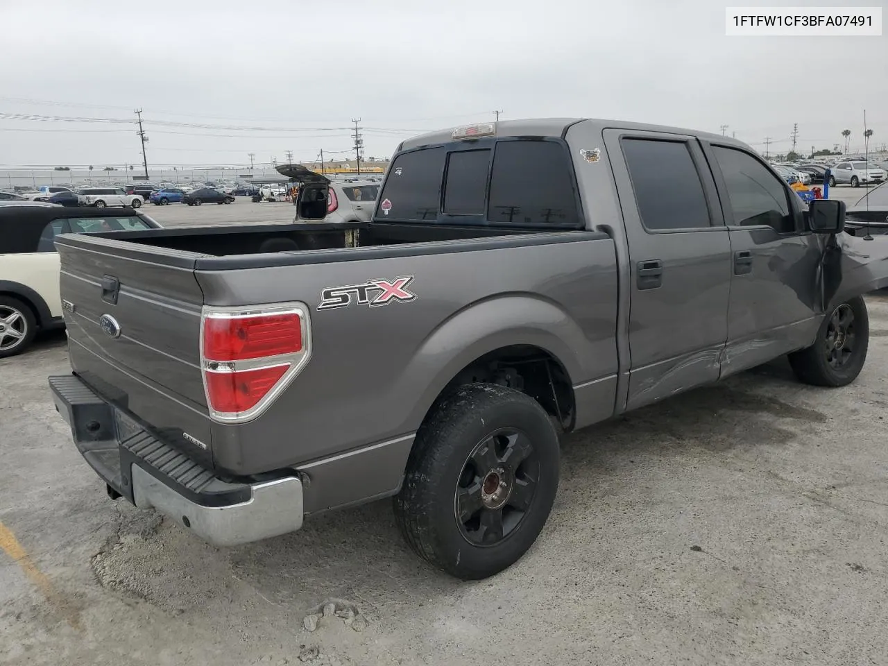 2011 Ford F150 Supercrew VIN: 1FTFW1CF3BFA07491 Lot: 57316724