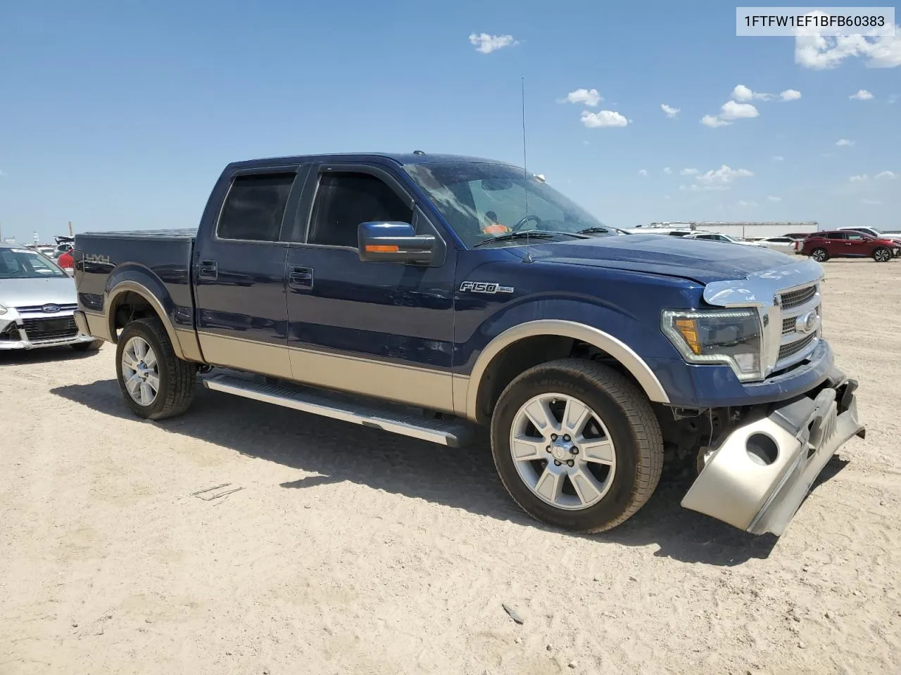 1FTFW1EF1BFB60383 2011 Ford F150 Supercrew