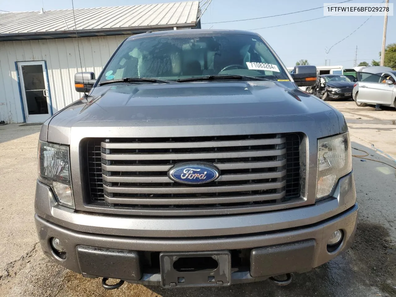 1FTFW1EF6BFD29278 2011 Ford F150 Supercrew