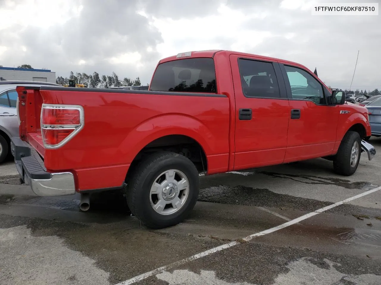 2013 Ford F150 Supercrew VIN: 1FTFW1CF6DKF87510 Lot: 49626654