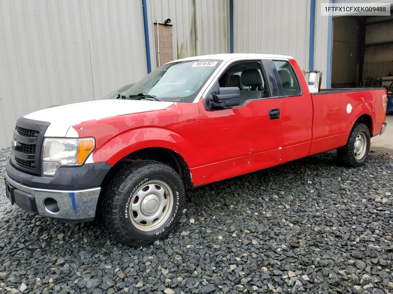 2014 Ford F150 Super Cab VIN: 1FTFX1CFXEKG09488 Lot: 57707574