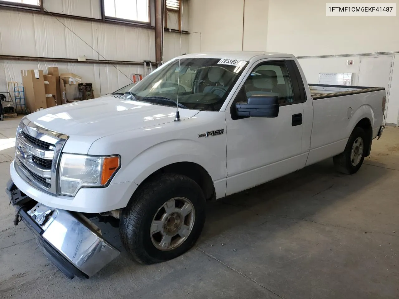 2014 Ford F150 VIN: 1FTMF1CM6EKF41487 Lot: 70536694