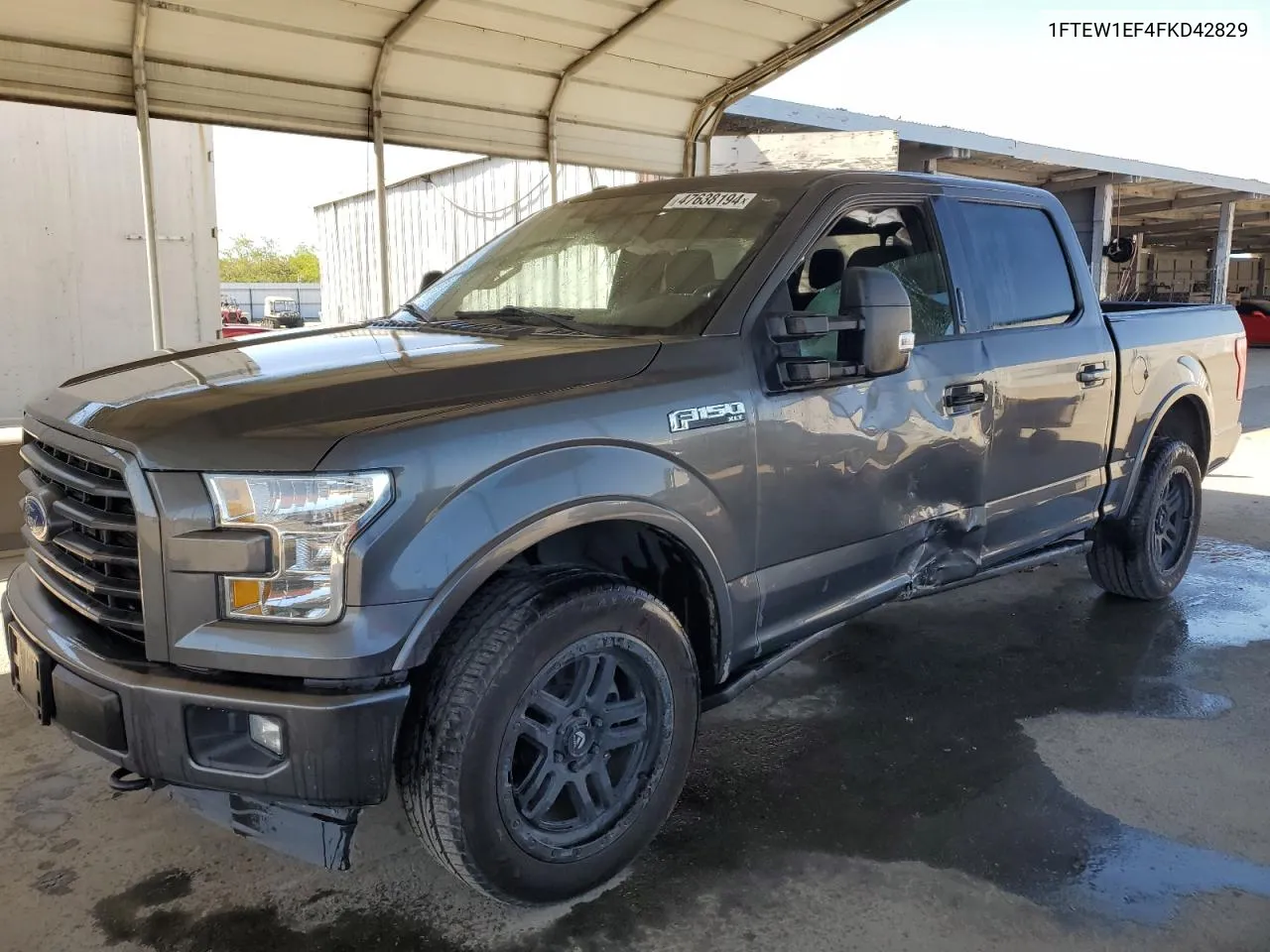 2015 Ford F150 Supercrew VIN: 1FTEW1EF4FKD42829 Lot: 47638194