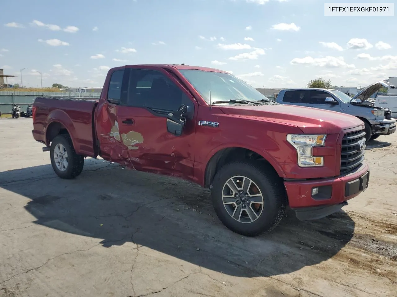 2016 Ford F150 Super Cab VIN: 1FTFX1EFXGKF01971 Lot: 72166114