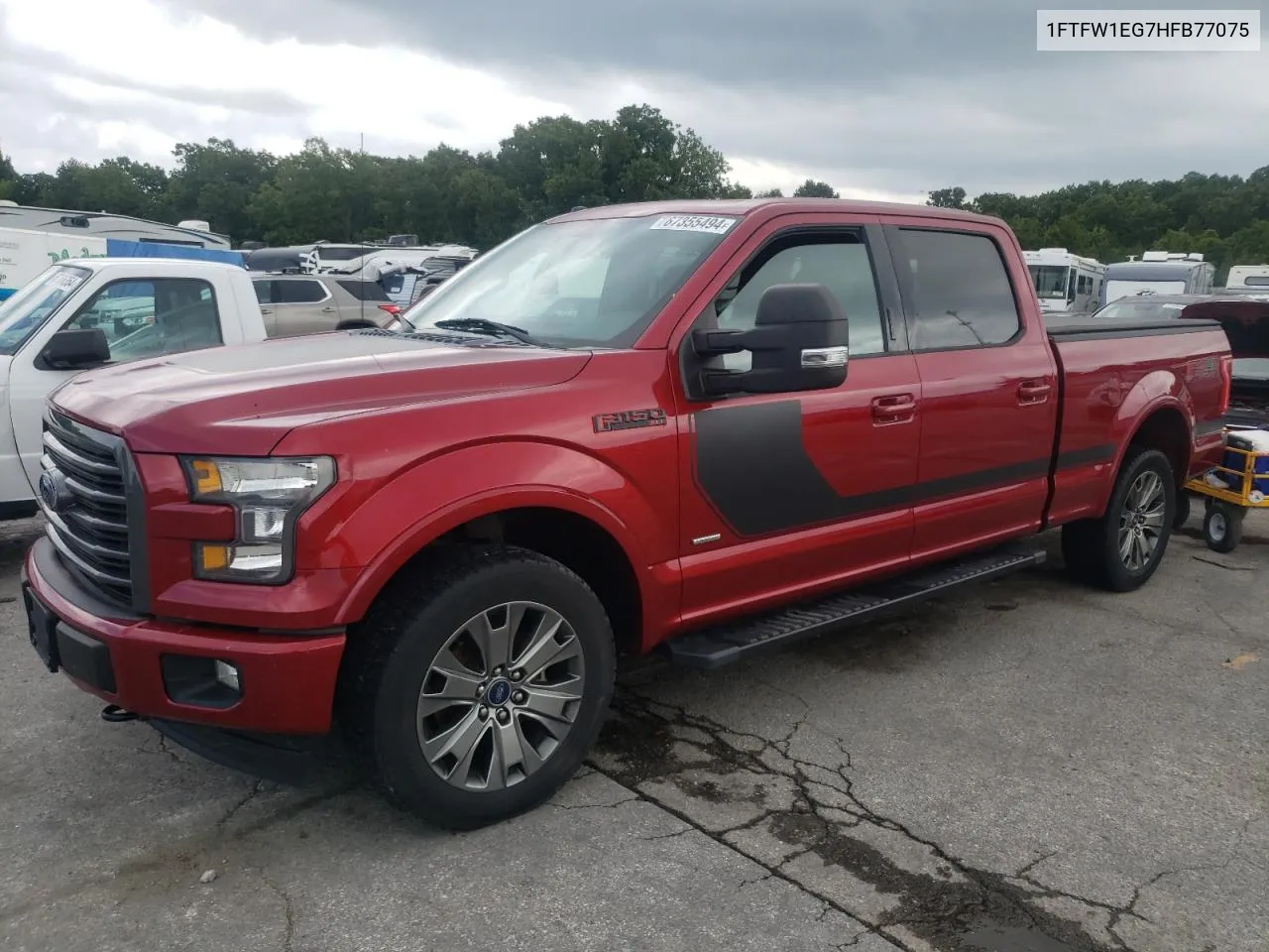 1FTFW1EG7HFB77075 2017 Ford F150 Supercrew