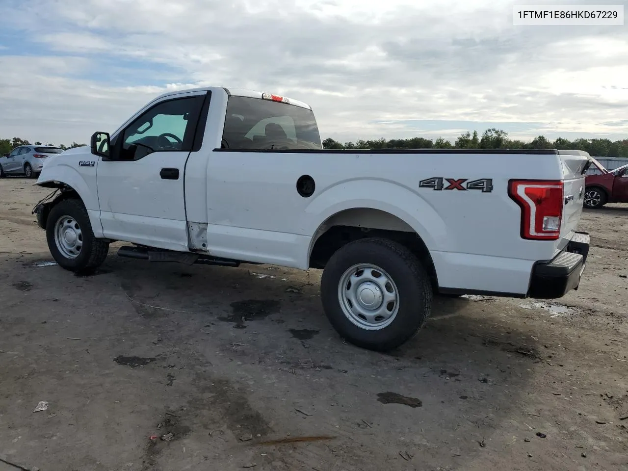 2017 Ford F150 VIN: 1FTMF1E86HKD67229 Lot: 71656394