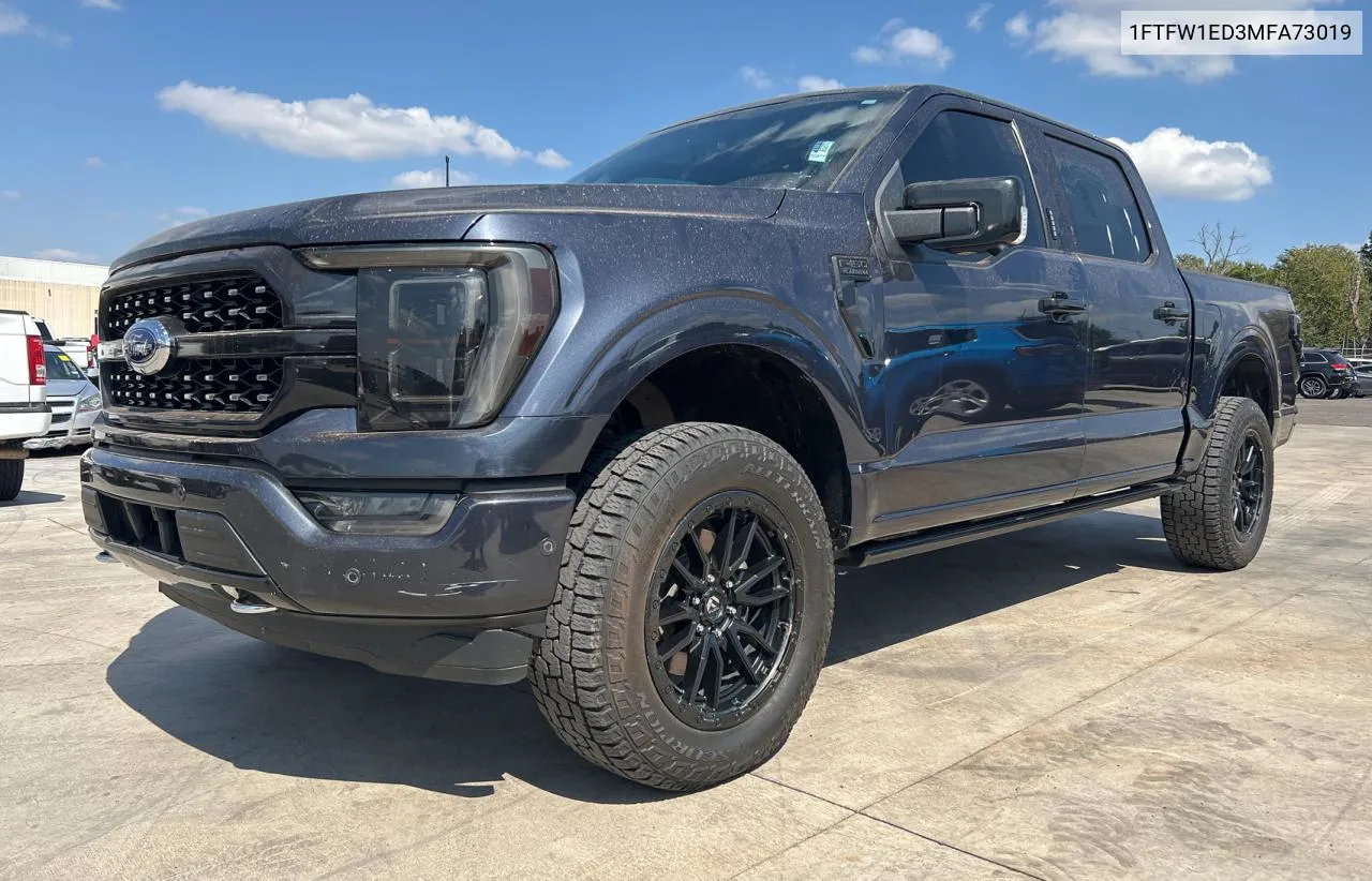 2021 Ford F150 Supercrew VIN: 1FTFW1ED3MFA73019 Lot: 72424634