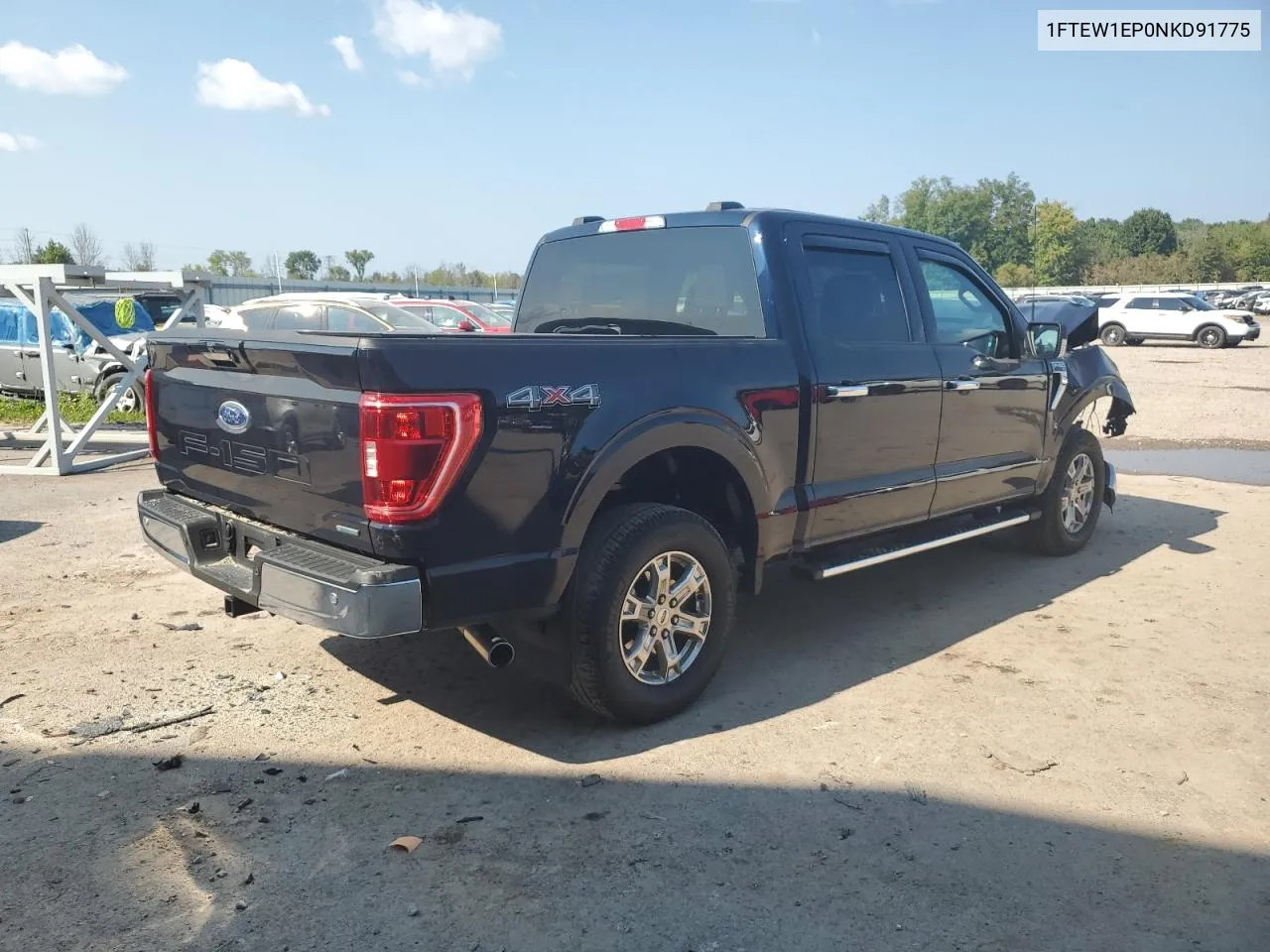 2022 Ford F150 Supercrew VIN: 1FTEW1EP0NKD91775 Lot: 71652244