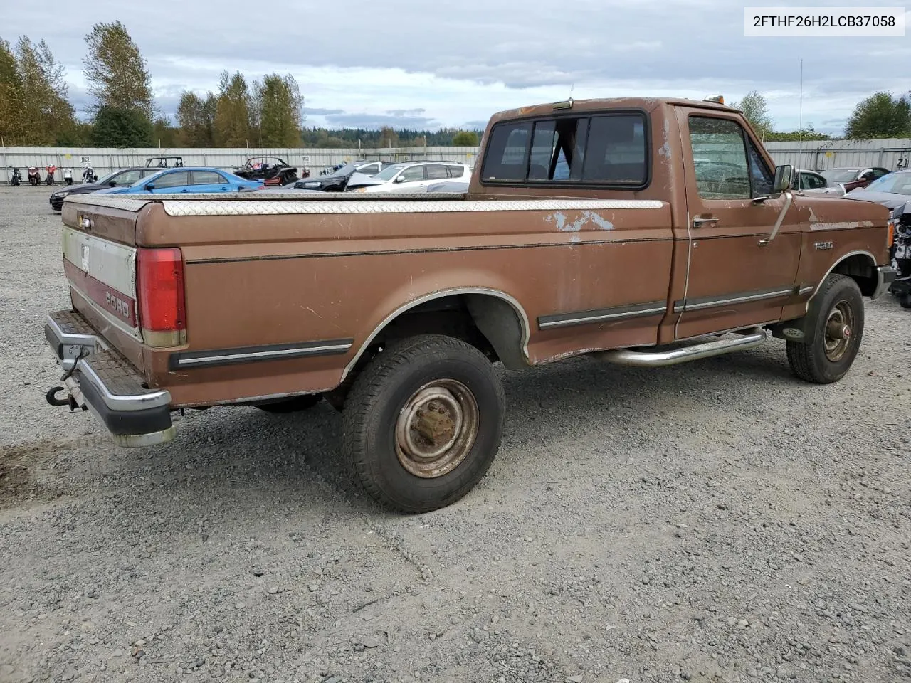 1990 Ford F250 VIN: 2FTHF26H2LCB37058 Lot: 72221264