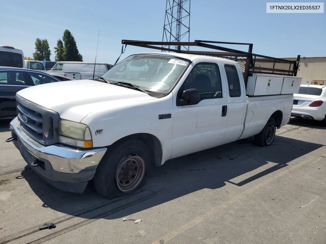 2002 Ford F250 Super Duty VIN: 1FTNX20LX2ED35537 Lot: 62942734