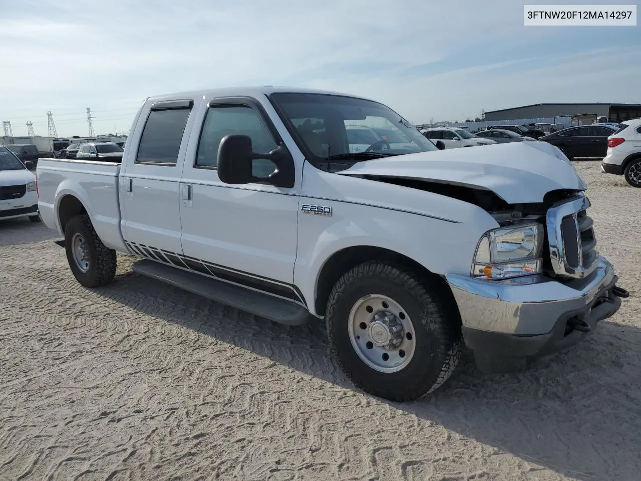 2002 Ford F250 Super Duty VIN: 3FTNW20F12MA14297 Lot: 68062834