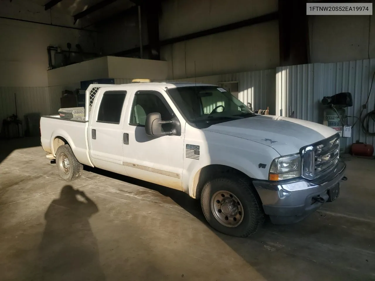 2002 Ford F250 Super Duty VIN: 1FTNW20S52EA19974 Lot: 70015114