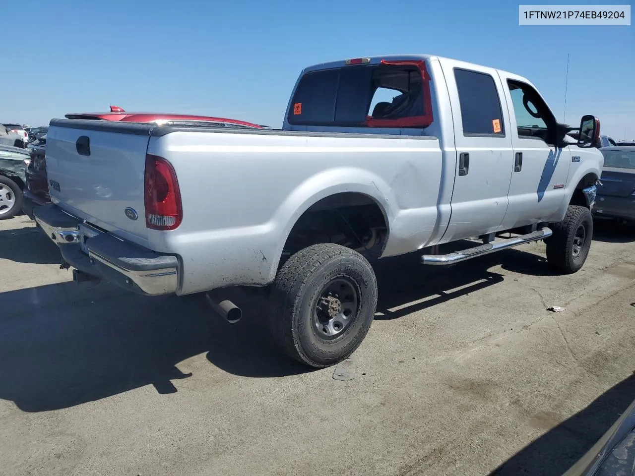 2004 Ford F250 Super Duty VIN: 1FTNW21P74EB49204 Lot: 69842624