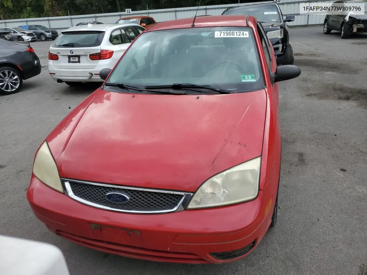 2007 Ford Focus Zx4 VIN: 1FAFP34N77W309796 Lot: 71908124