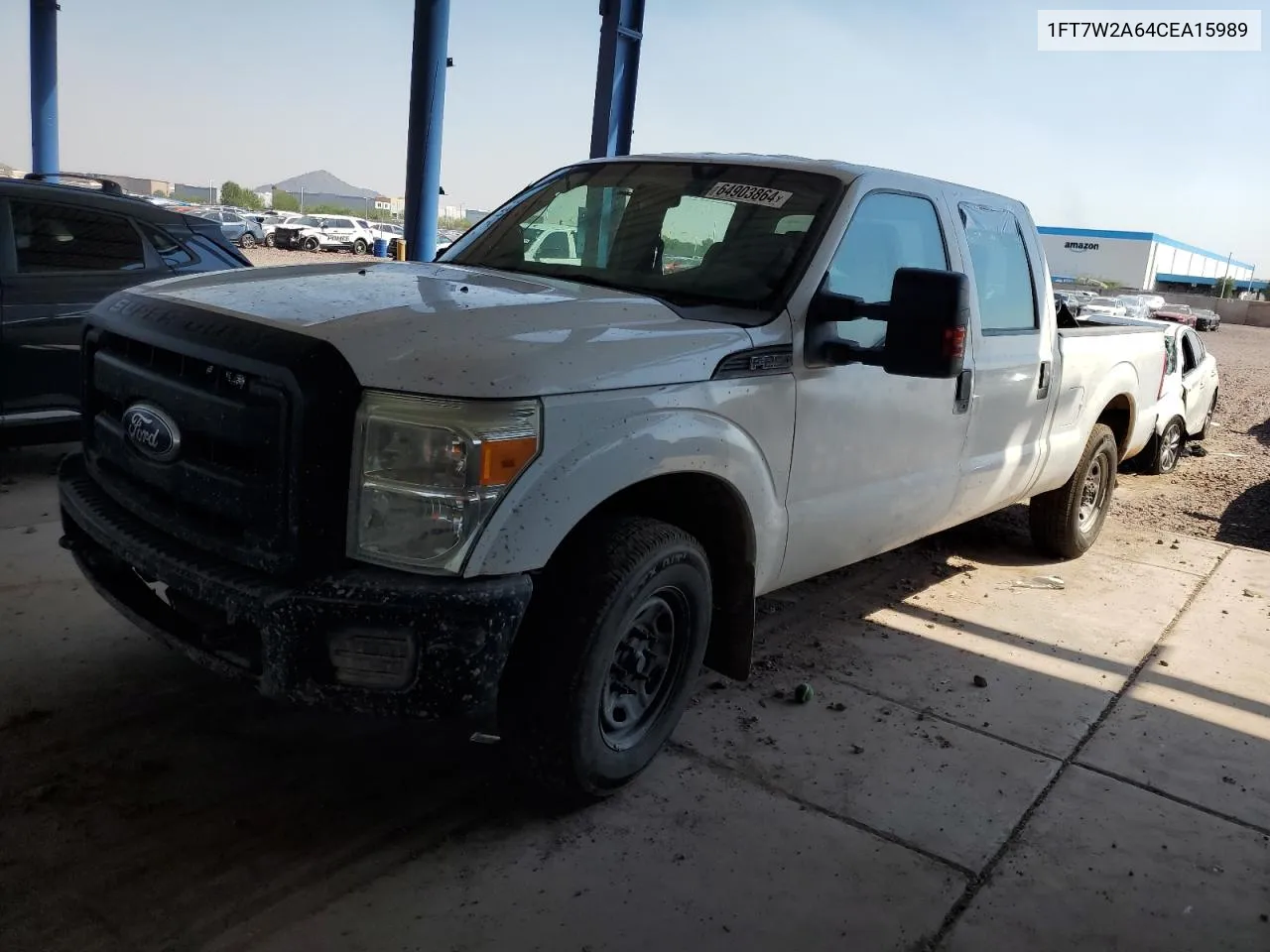 2012 Ford F250 Super Duty VIN: 1FT7W2A64CEA15989 Lot: 64903864