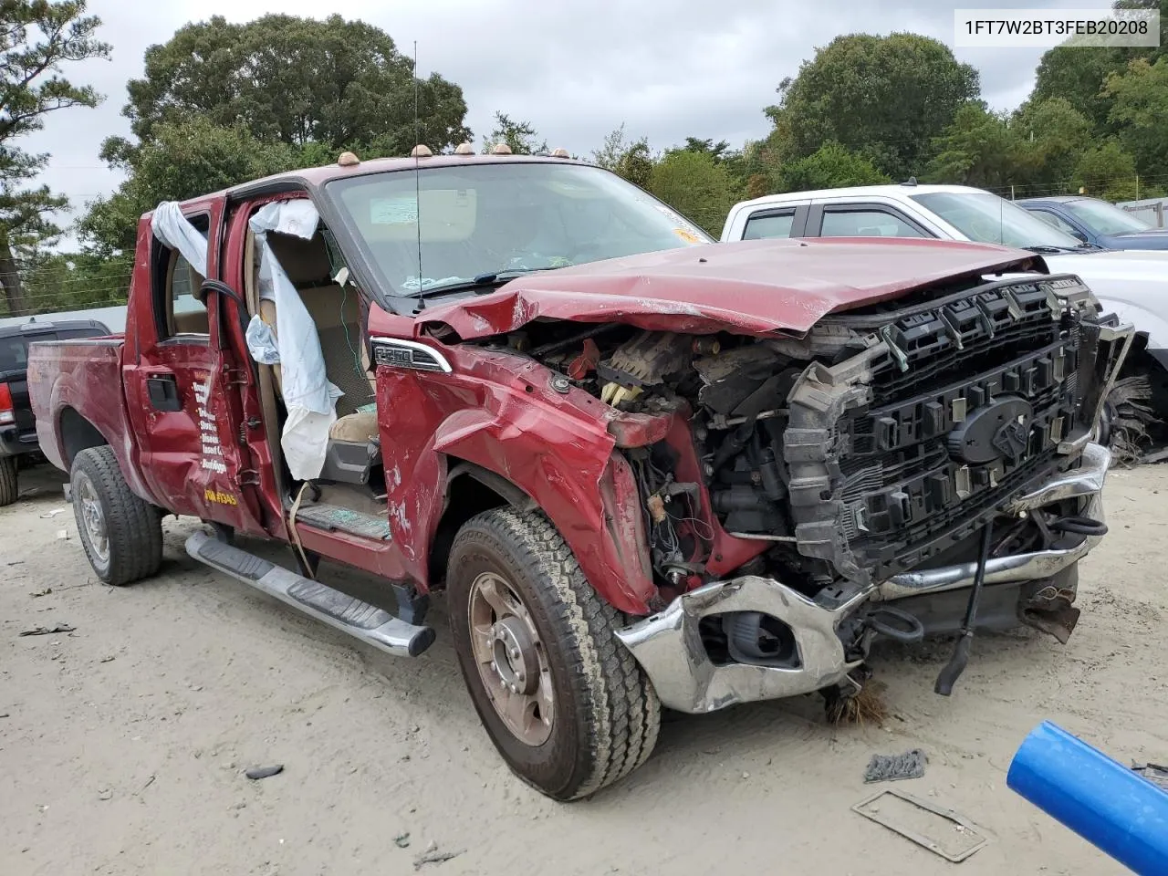 2015 Ford F250 Super Duty VIN: 1FT7W2BT3FEB20208 Lot: 71573024