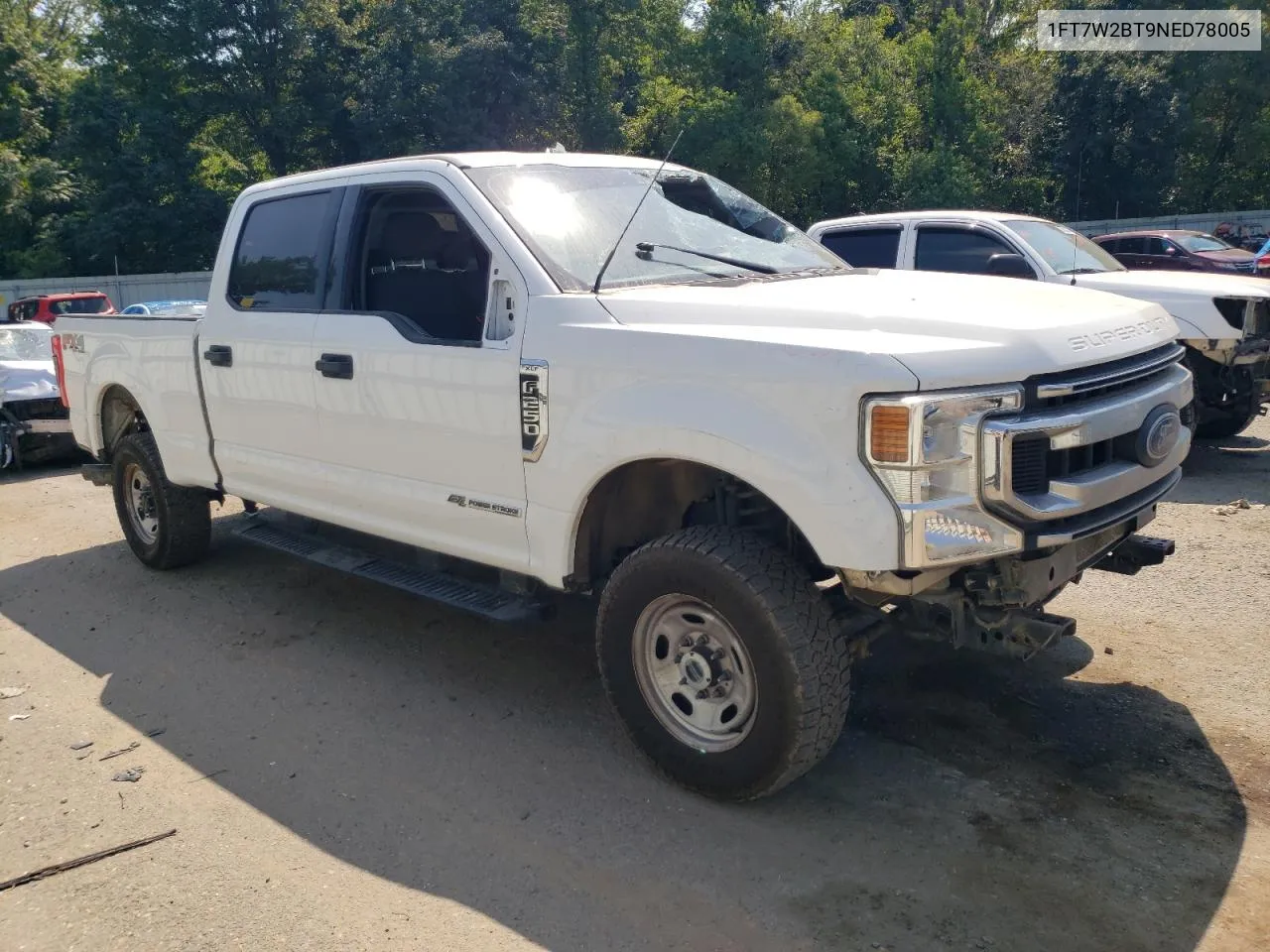 2022 Ford F250 Super Duty VIN: 1FT7W2BT9NED78005 Lot: 66276004