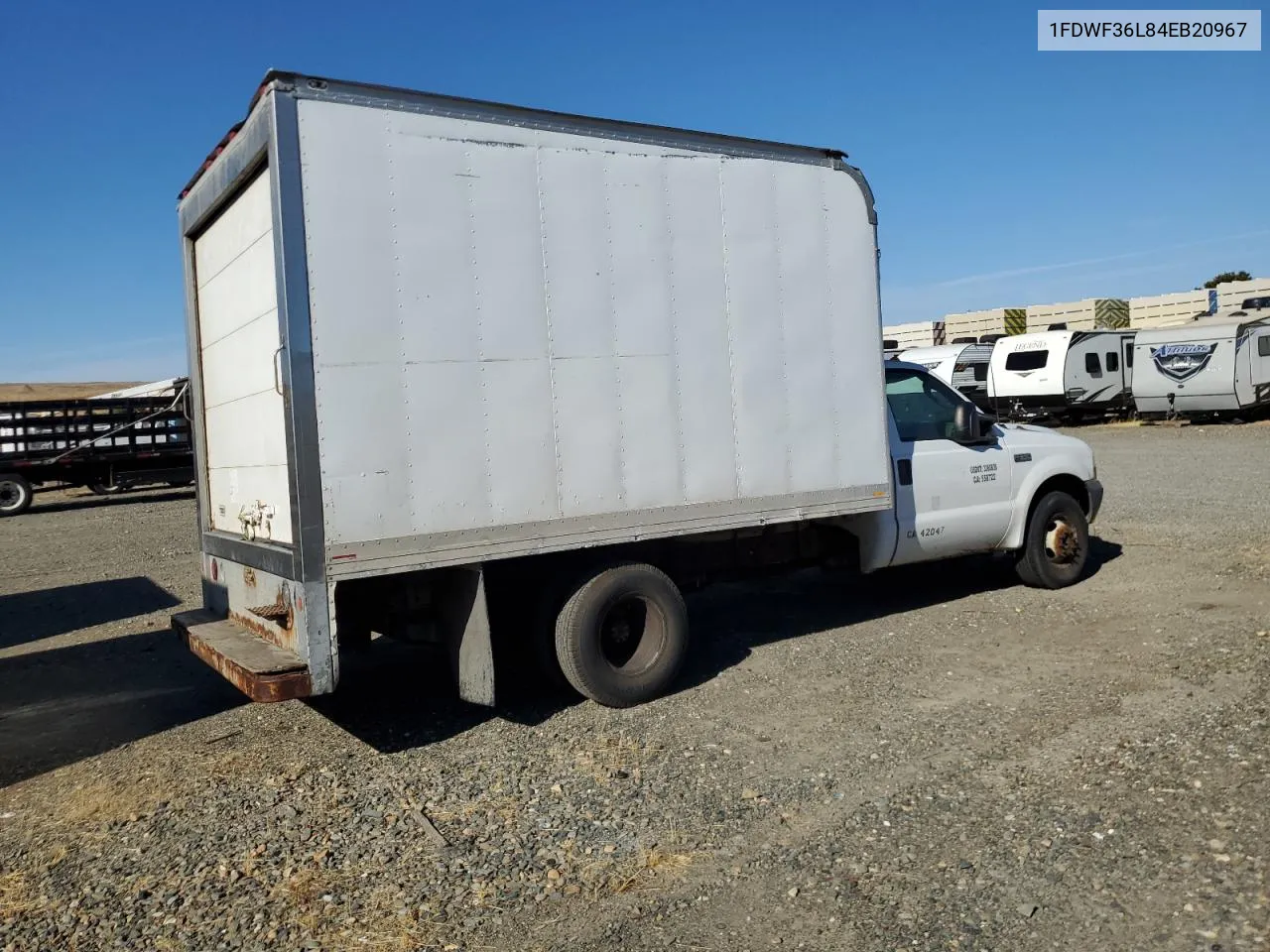 2004 Ford F350 Super Duty VIN: 1FDWF36L84EB20967 Lot: 70722924