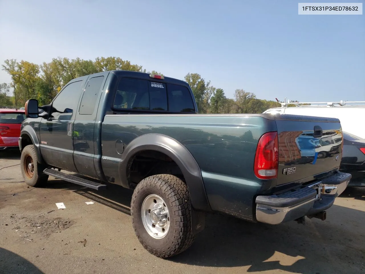 2004 Ford F350 Srw Super Duty VIN: 1FTSX31P34ED78632 Lot: 70789264