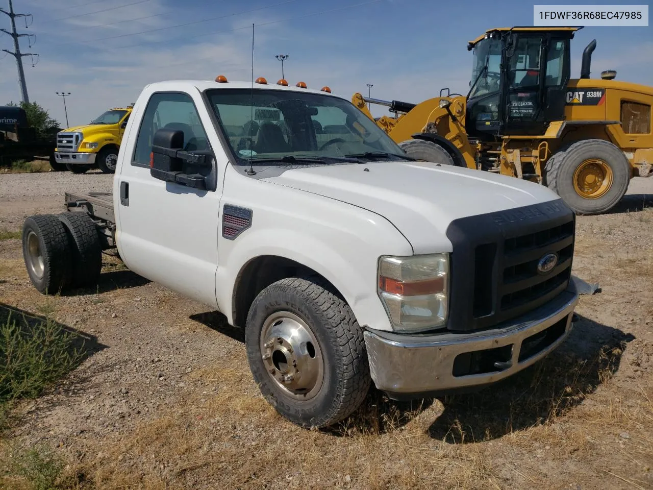 2008 Ford F350 Super Duty VIN: 1FDWF36R68EC47985 Lot: 70823854