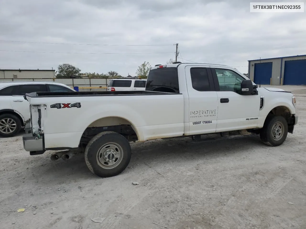 2022 Ford F350 Super Duty VIN: 1FT8X3BT1NEC92355 Lot: 76880673