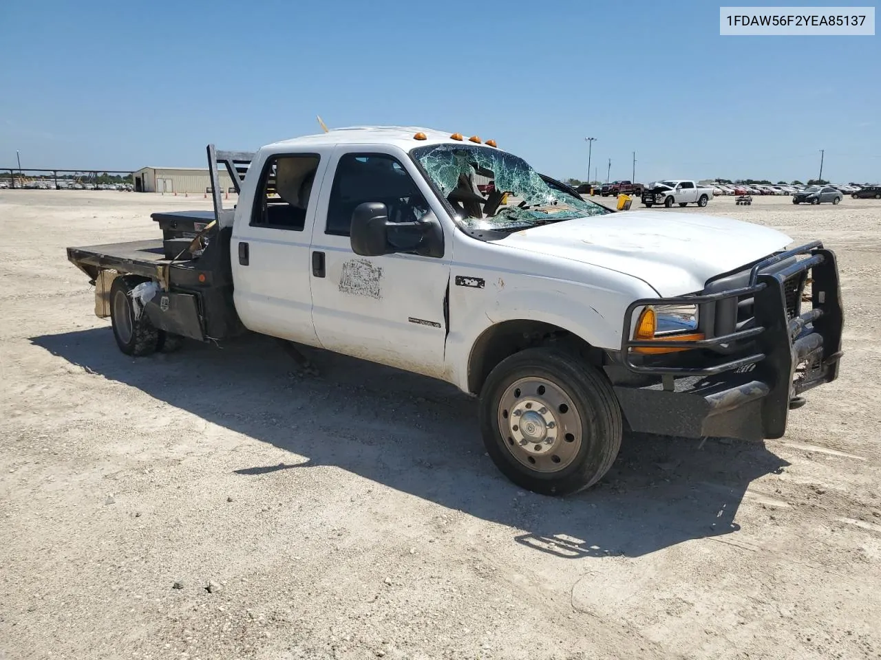 2000 Ford F550 Super Duty VIN: 1FDAW56F2YEA85137 Lot: 67577314