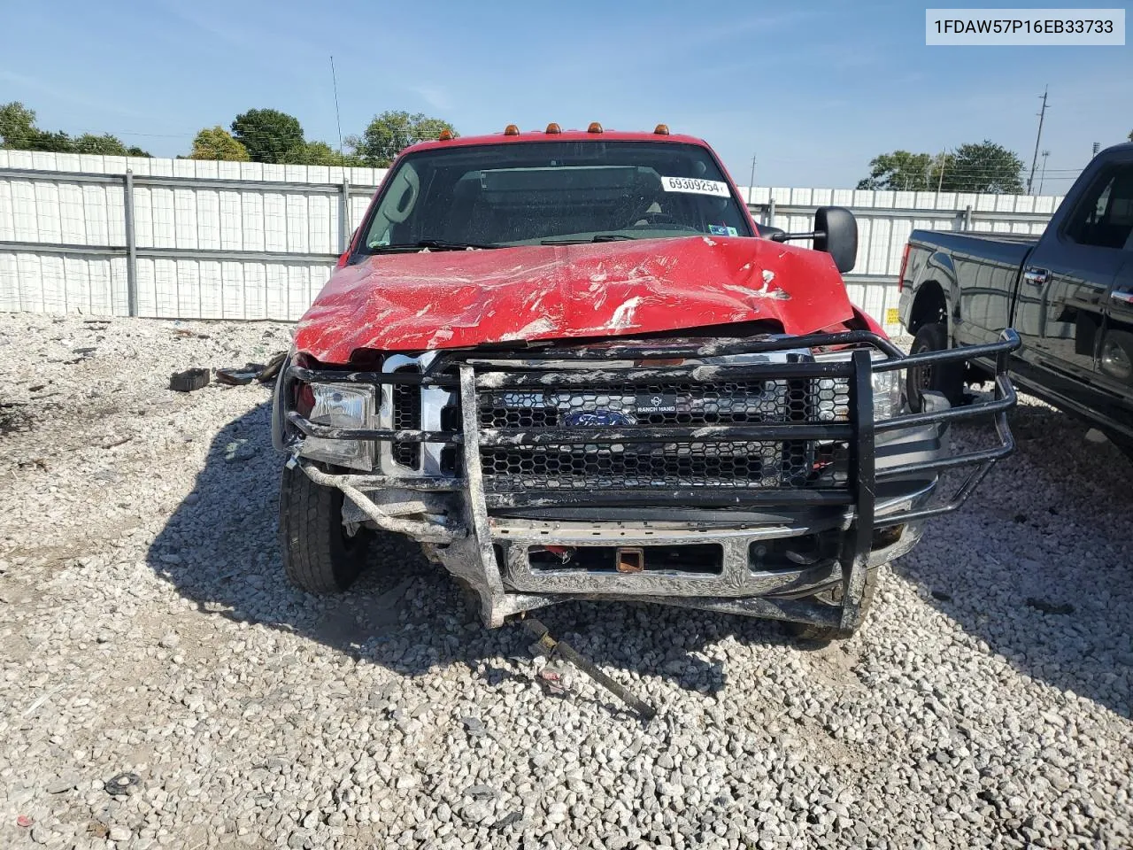 2006 Ford F550 Super Duty VIN: 1FDAW57P16EB33733 Lot: 69309254