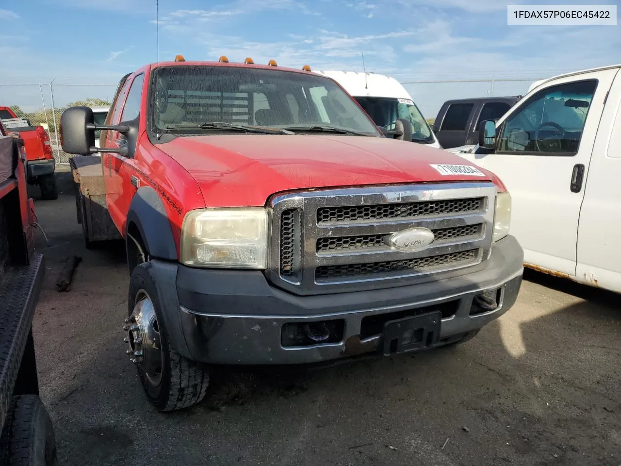 2006 Ford F550 Super Duty VIN: 1FDAX57P06EC45422 Lot: 71008284