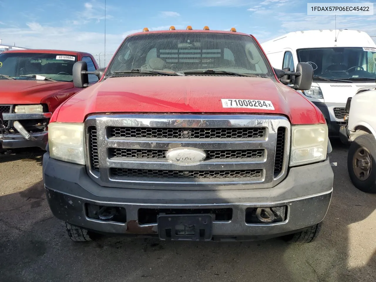 2006 Ford F550 Super Duty VIN: 1FDAX57P06EC45422 Lot: 71008284