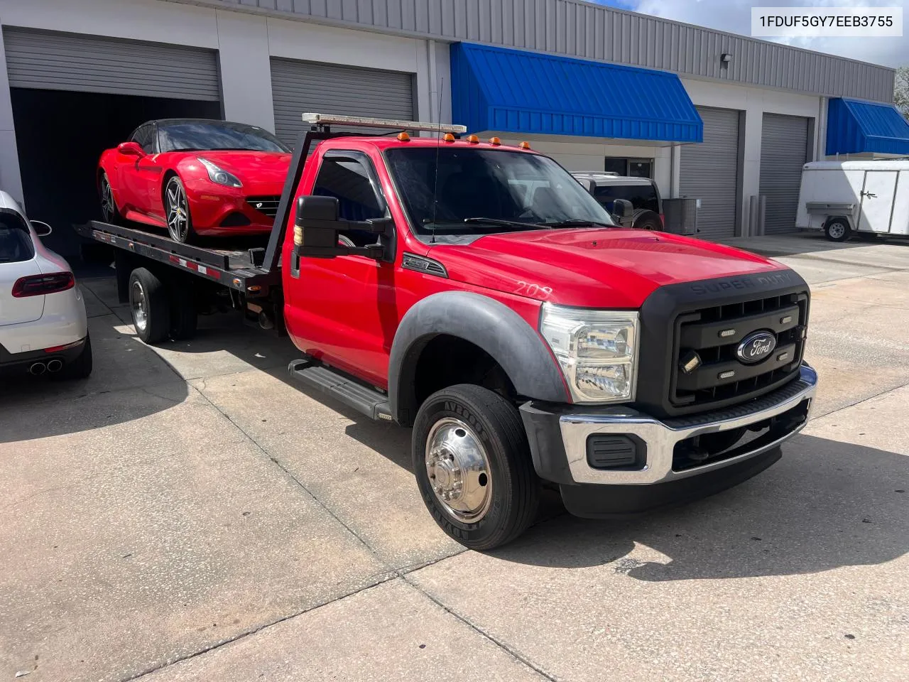 2014 Ford F550 Super Duty VIN: 1FDUF5GY7EEB3755 Lot: 71381534