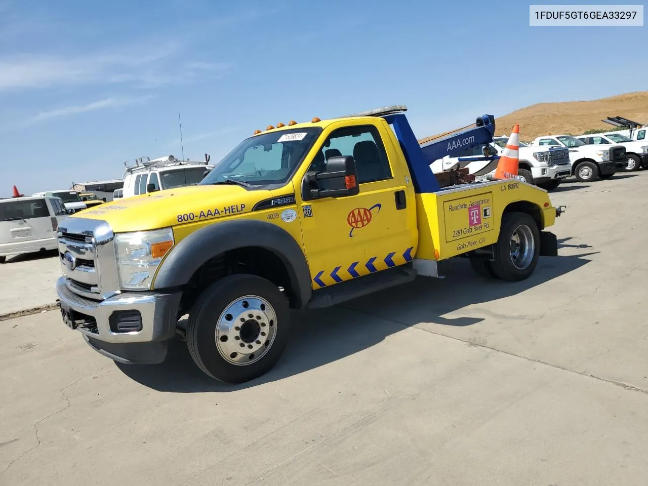 2016 Ford F550 Super Duty VIN: 1FDUF5GT6GEA33297 Lot: 71528824