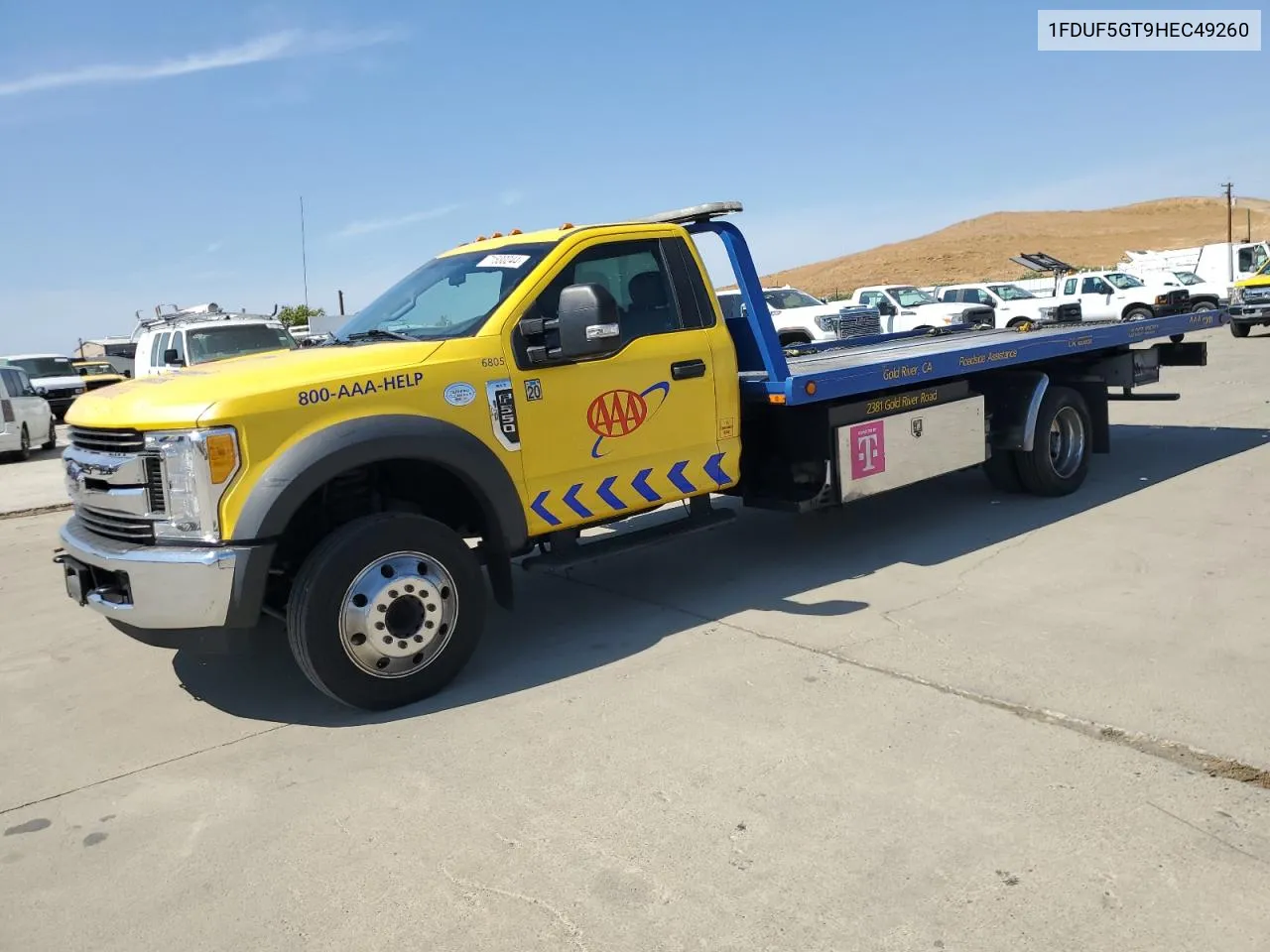 2017 Ford F550 Super Duty VIN: 1FDUF5GT9HEC49260 Lot: 71530244