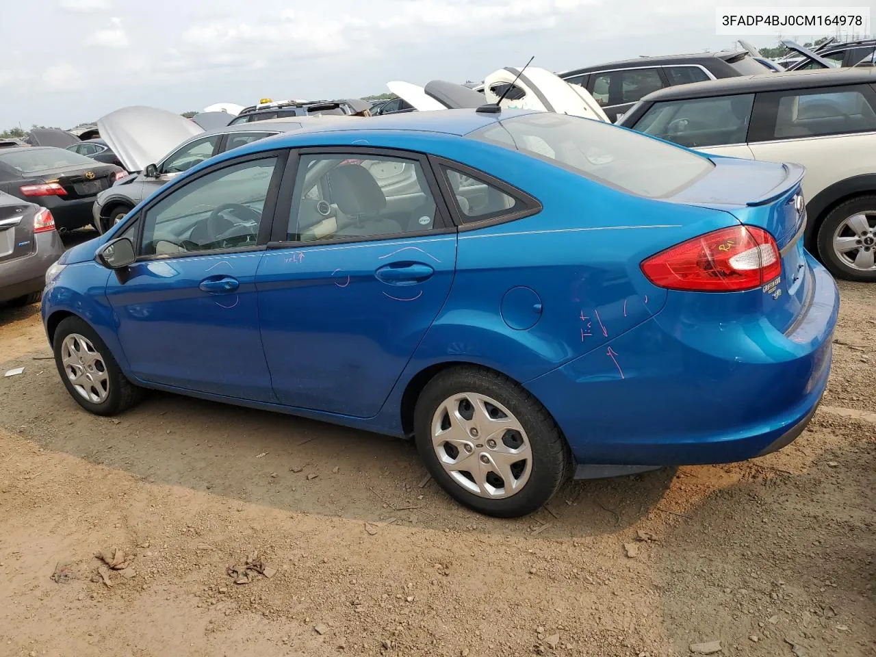 2012 Ford Fiesta Se VIN: 3FADP4BJ0CM164978 Lot: 64223044