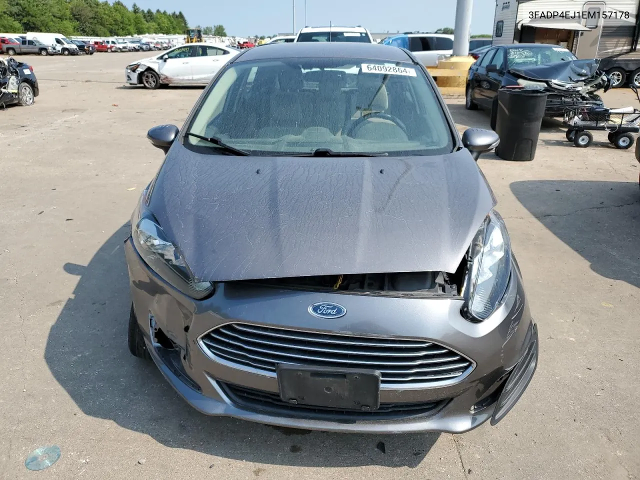 2014 Ford Fiesta Se VIN: 3FADP4EJ1EM157178 Lot: 64092864