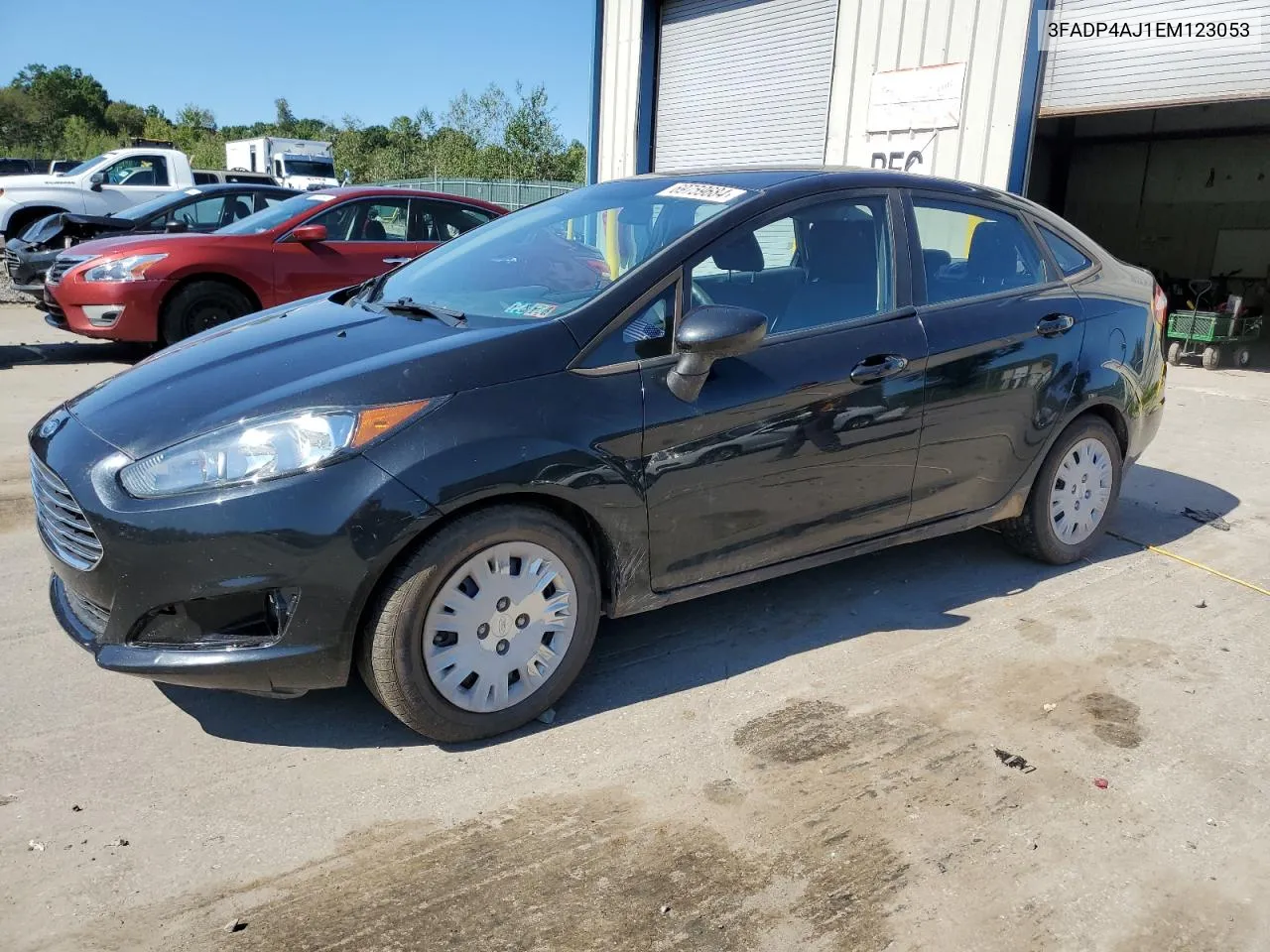 2014 Ford Fiesta S VIN: 3FADP4AJ1EM123053 Lot: 69759684