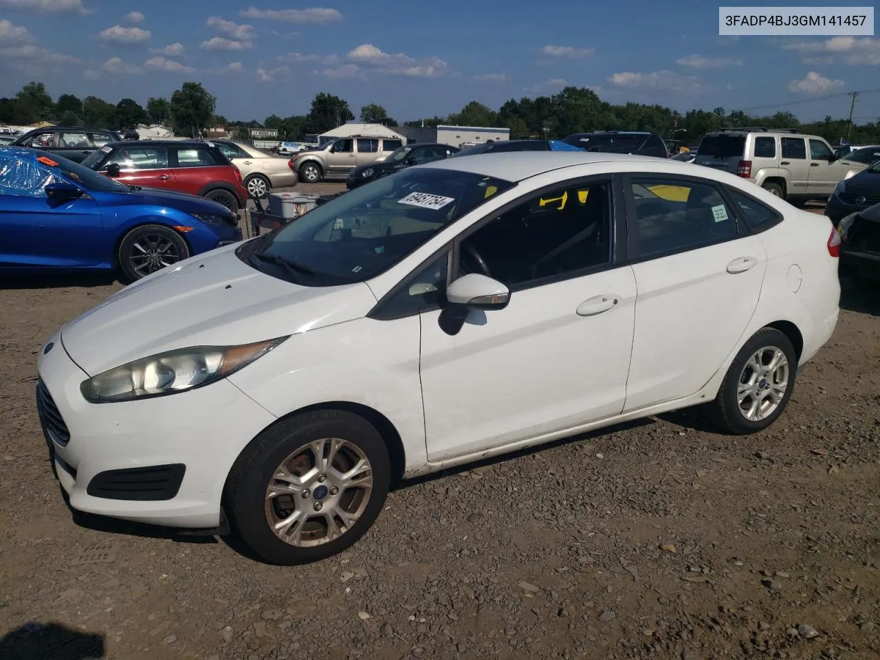 2016 Ford Fiesta Se VIN: 3FADP4BJ3GM141457 Lot: 69457754