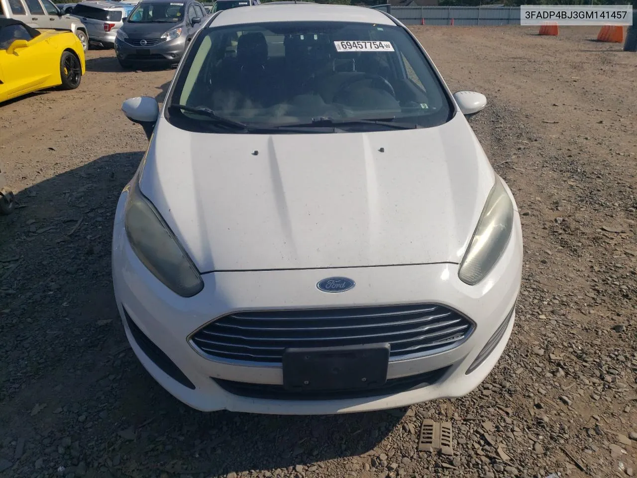 2016 Ford Fiesta Se VIN: 3FADP4BJ3GM141457 Lot: 69457754