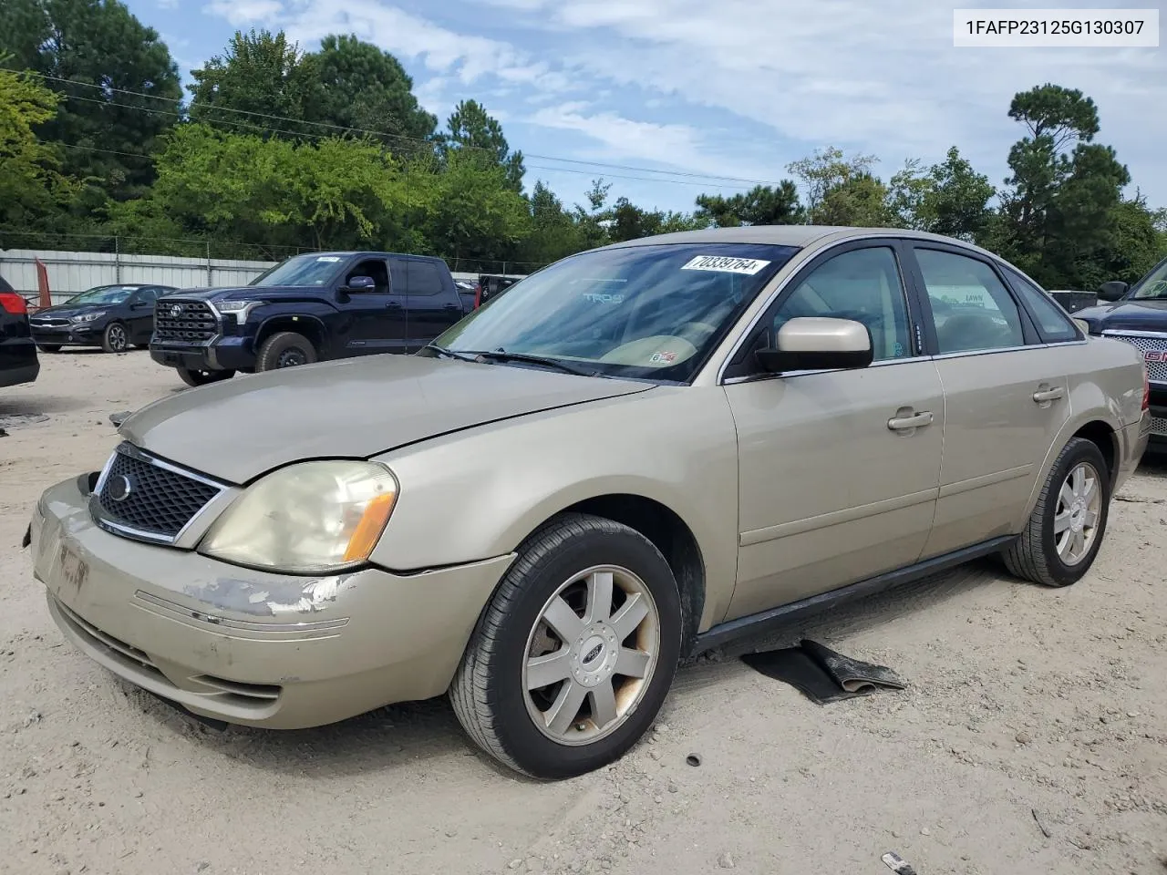 2005 Ford Five Hundred Se VIN: 1FAFP23125G130307 Lot: 70339764