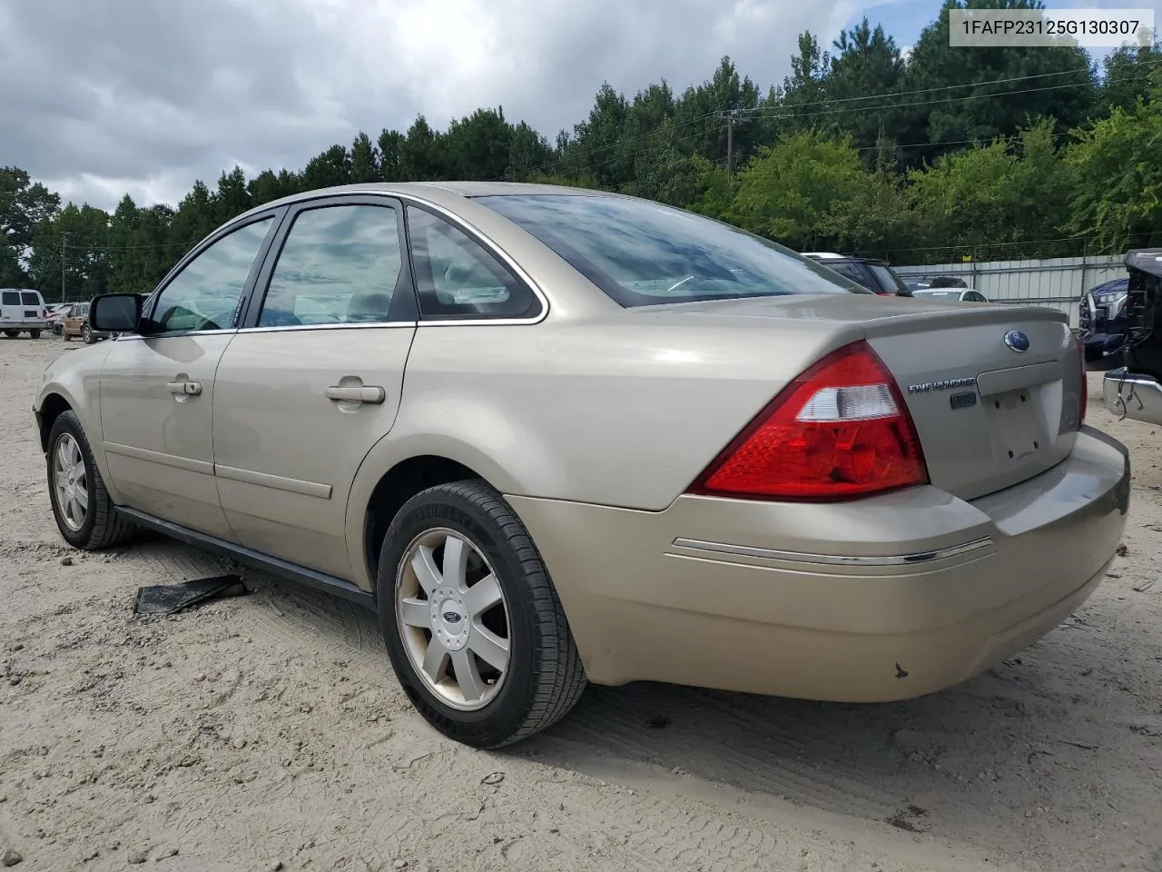 2005 Ford Five Hundred Se VIN: 1FAFP23125G130307 Lot: 70339764