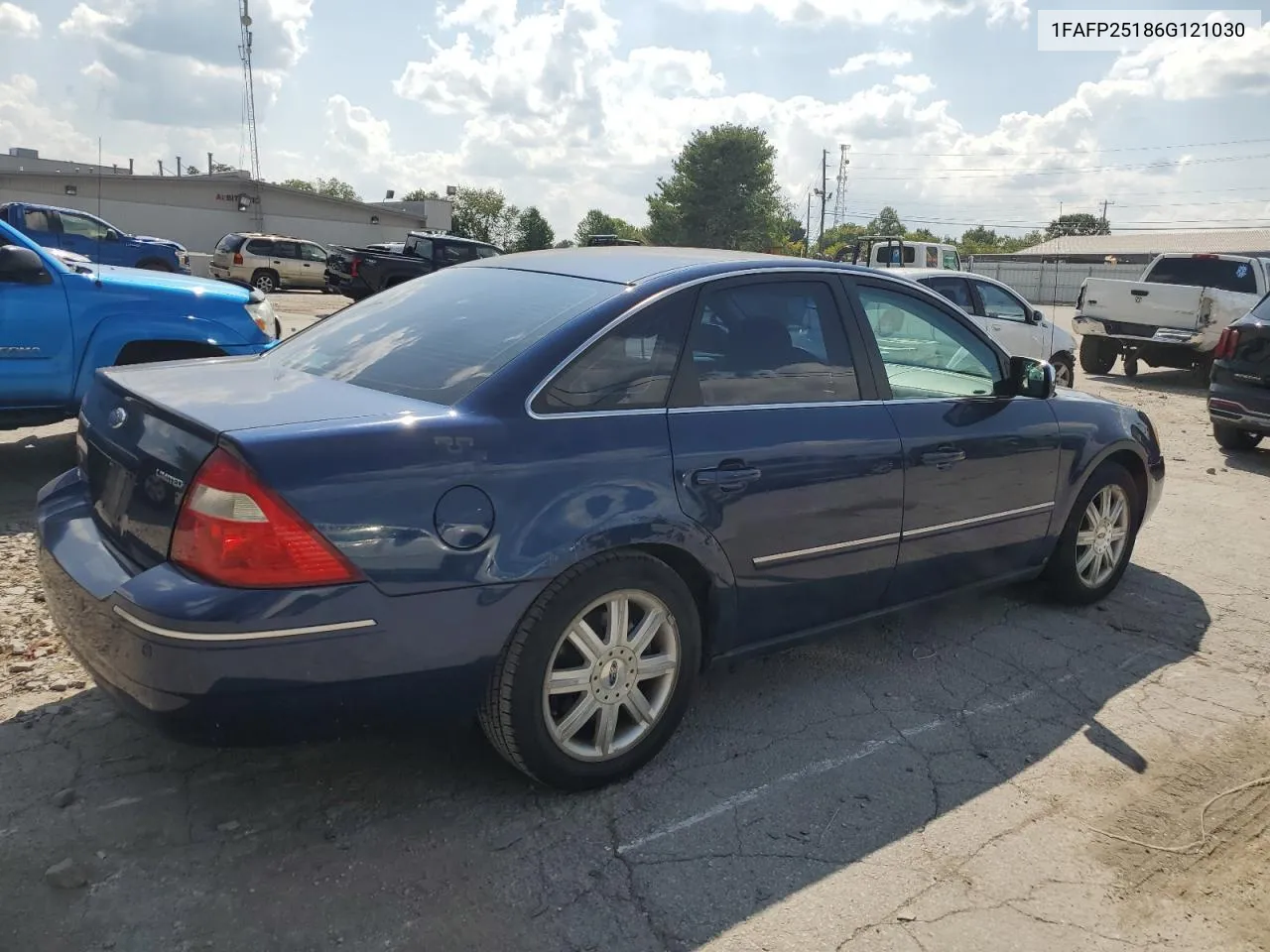 2006 Ford Five Hundred Limited VIN: 1FAFP25186G121030 Lot: 68727474