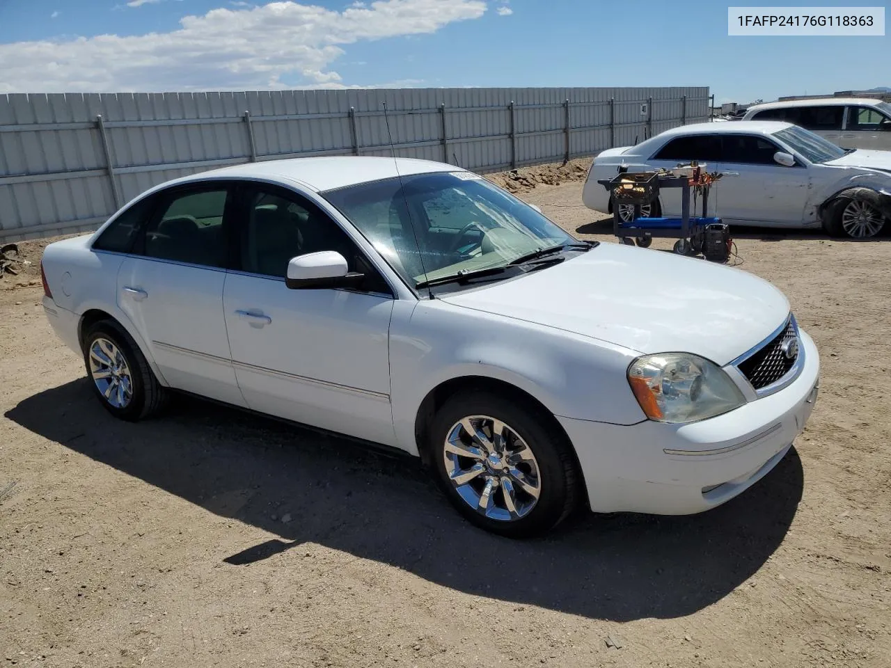 2006 Ford Five Hundred Sel VIN: 1FAFP24176G118363 Lot: 69146354