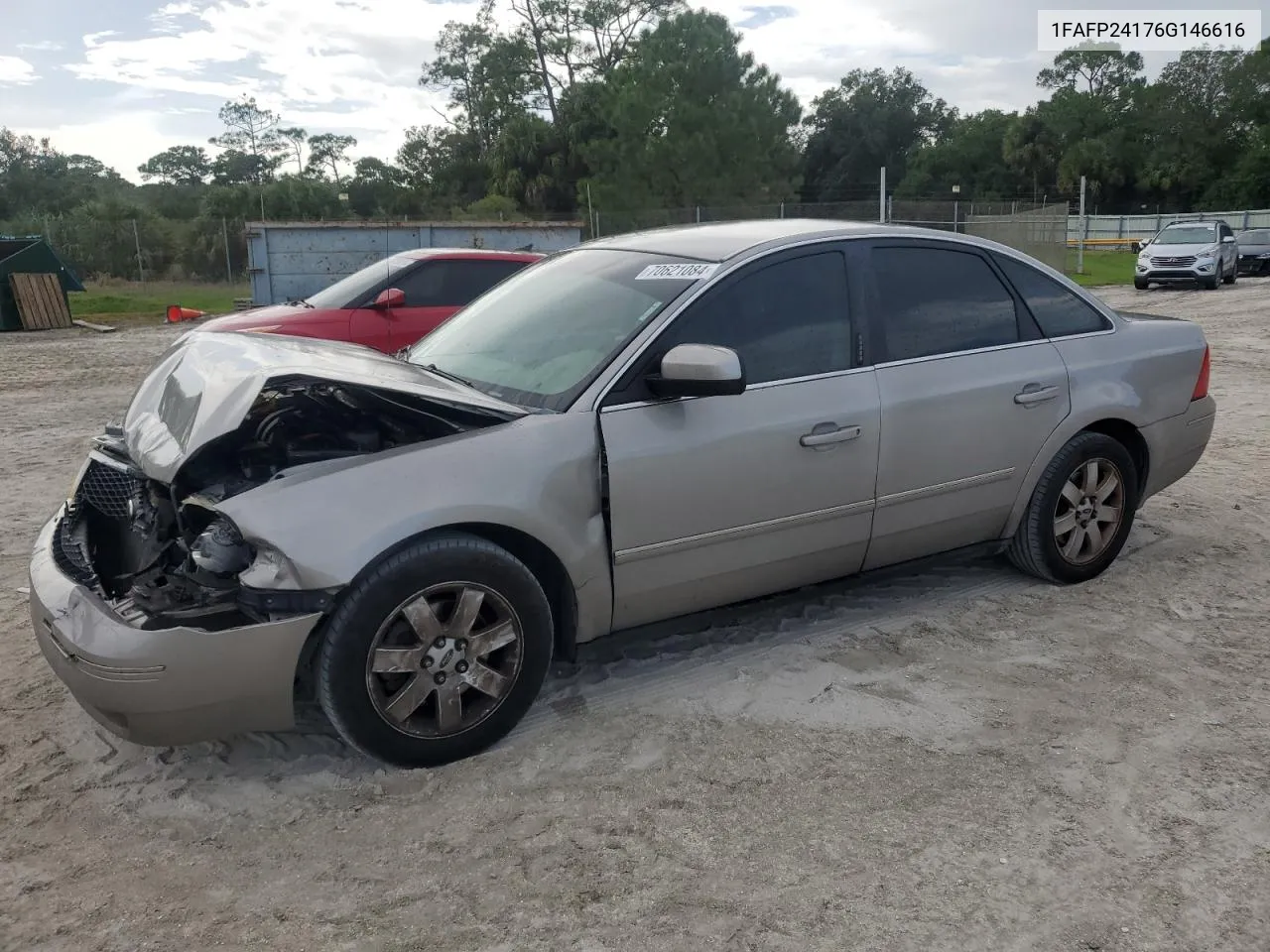 2006 Ford Five Hundred Sel VIN: 1FAFP24176G146616 Lot: 70621084