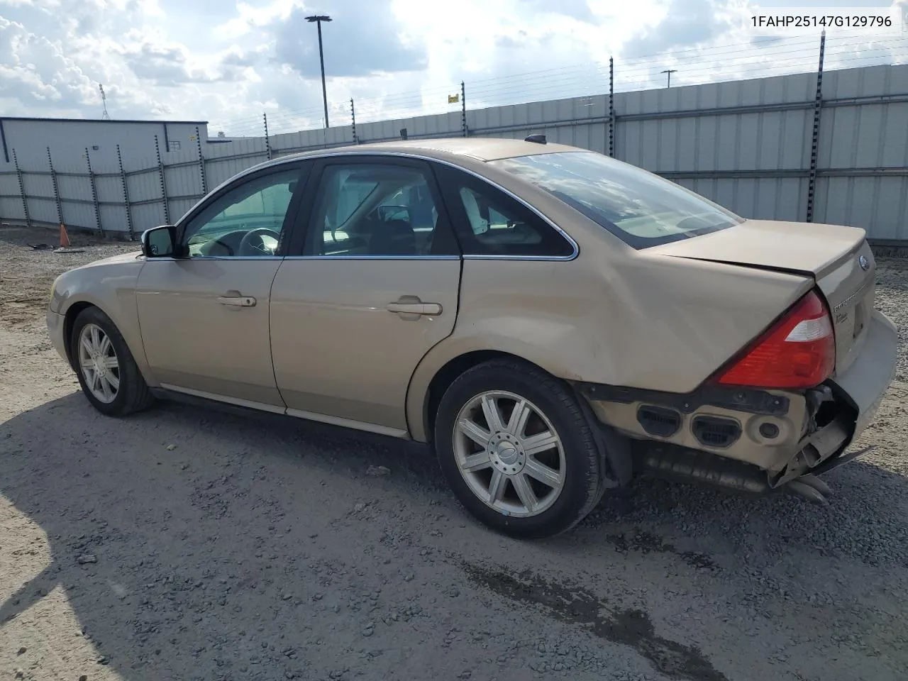 2007 Ford Five Hundred Limited VIN: 1FAHP25147G129796 Lot: 69807794