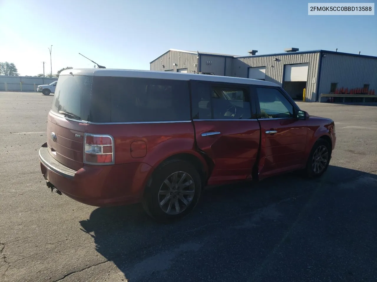 2011 Ford Flex Sel VIN: 2FMGK5CC0BBD13588 Lot: 69758454